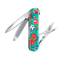 Швейцарски джобен нож Victorinox Classic LE 2020 Sports World 0.6223.L2010