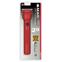 Фенер MAG-LITE® LED 2 CELL D червен, блистер ST2D036U