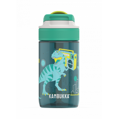 Детска бутилка за вода от тритан, 400 мл, Kambukka Lagoon, без ВРА, динозавър 11-04017
