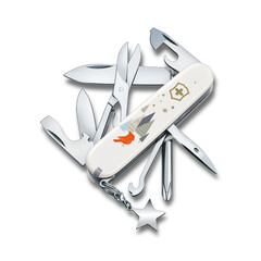 Швейцарски джобен нож Victorinox Super Tinker Winter Magic Special Edition 2019 1.4703.7E1