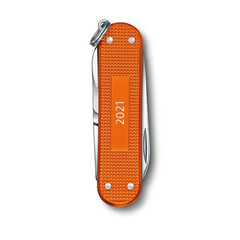 Швейцарски джобен нож Victorinox Classic Alox LE2021 Tiger Orange 0.6221.L21