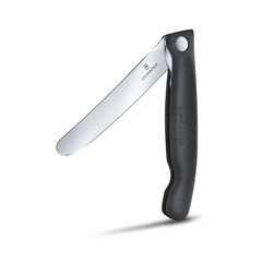 Кухненски сгъваем нож Victorinox Swiss Classic, гладко острие, 11 см, черен 6.7803.FB