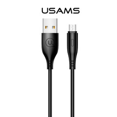 Кабел Usams U18 Round Micro USB 1м, черен SJ268USB01