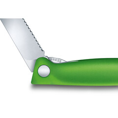 Кухненски сгъваем нож Victorinox Swiss Classic, 11см, зелен 6.7836.F4B