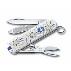 Швейцарски джобен нож Victorinox Classic LE 2021 Alpine Edelweiss 0.6223.L2109