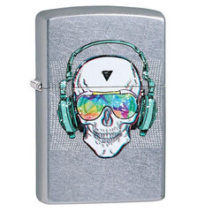 Запалка Zippo, Skull Headphone Design 29855