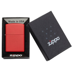 Запалка Zippo, Classic Red Matte 233