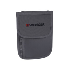 Портмоне за врат Wenger Travel Document RFID Neck Pouch, сиво 611878