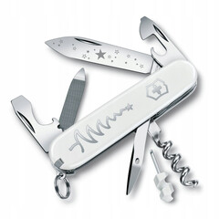 Швейцарски джобен нож Victorinox Sportsman White Christmas Special Edition 2018 0.3804.77