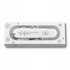 Швейцарски джобен нож Victorinox Sportsman White Christmas Special Edition 2018 0.3804.77