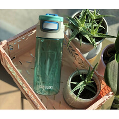 Бутилка за вода от тритан Kambukka Elton, без ВРА, с капак 3 в 1 Snapclean®, 500 мл,  Ice Green 11-03020