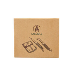 Комплект от два овощарски ножа и калъф LAGUIOLE 40268487
