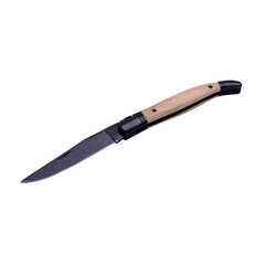 Сгъваем нож LAGUIOLE FOLDABLE KNIFE BLACK BLADE LIGHT PAKKA, светло дърво 40269010
