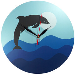 Дизайнерски часовник Aluminium animal dolphin CLHM-AN001