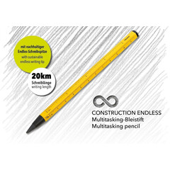 Молив Troika-CONSTRUCTION ENDLESS, жълт PEN20/YE