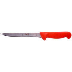 Нож JMB за филетиране H2-grip, гъвкав, 17.5см, червен BK03175F
