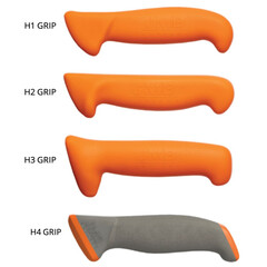 Нож JMB за обезкостяване H2-grip, сантоку, извит, червен BK17125SE
