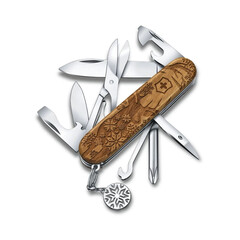 Нож Victorinox Super Tinker Wood Winter Magic Limited Edition 2022 1.4701.63E1