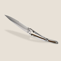 Джобен нож Deejo Deejo 37g, Juniper wood / Trout 1CB000575