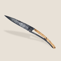Джобен нож Deejo Deejo 37g, Olive wood / Leo 1GB000187