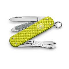 Швейцарски джобен нож Victorinox Classic SD Alox Limited Edition 2023 Electric Yellow 0.6221.L23