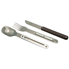 Комплект за хранене Akinod Straight Cutlery 12H34, Ebony Wood A01M00004
