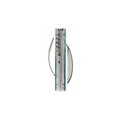 Комплект за хранене Akinod Multifunction Cutlery 13H25, Blue Mosaic A02M00019