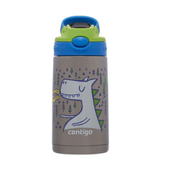 Детска бутилка CONTIGO Easy Clean, неръждаема стомана, 380 мл, Fire Dragon 2178082