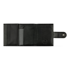 Кожен калъф за кредитни карти Bugatti Secure Smart RFID Croco, черен 49 1550 01
