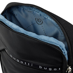 Чанта за рамо Bugatti Blanc DeLight, малка, черна