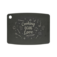Дъска за рязане JADE Gourmet Kitchen  "COOKING WITH LOVE" 29,8 х 23.5 х 0,6 см