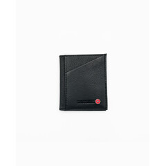 Кожен калъф за кредитни карти Swissbags, с джоб, черен
