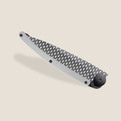 Джобен нож Deejo 37g, Light grey aluminium / Quadratic