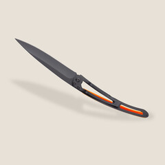 Джобен нож Deejo 37g, Orange aluminium / Parallel