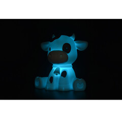 Нощна лампа Dhink® mini - Cow, бяла/кафява