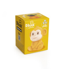 Нощна лампа Dhink® mini - Monkey, светлокафява