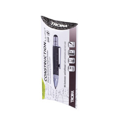 Многофункционална метална химикалка TROIKA LILIPUT TOOL PEN, черна
