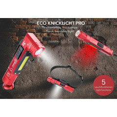 Фенерче Troika-ECO KNICKLICHT, червен