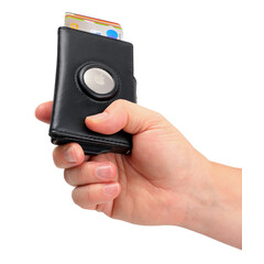 Калъф за карти Troika - MENS SMART WALLET, черен
