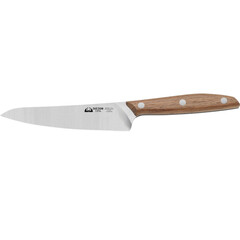 Кухненски нож Due Cigni 1896 Utility, универсален, 140мм, гладко острие, орех