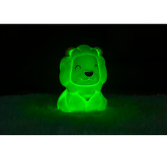 Нощна лампа Dhink® - Lion, жълта