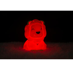 Акумулаторна нощна лампа Dhink® - Lion, светложълта