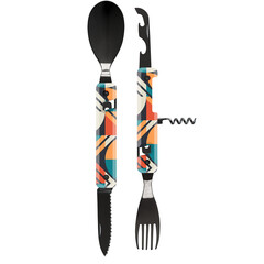 Комплект за хранене Akinod Multifunction Cutlery 13H25, Composition