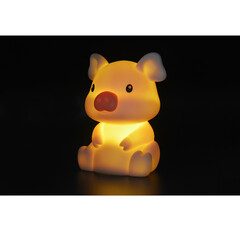 Нощна лампа Dhink® mini - Pig, розова
