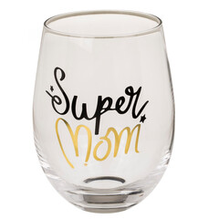 Две стъклени чаши Super Mom & Daddy Cool