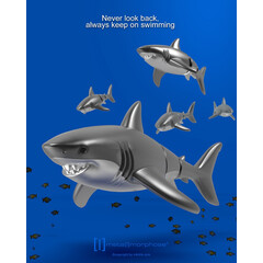 Ключодържател Metalmorphose Moving Shark