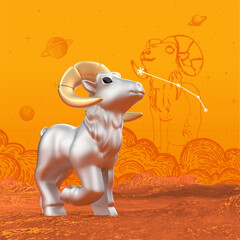 Ключодържател Metalmorphose, Horoscope Aries