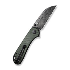 Джобен нож CIVIVI Elementum Micarta Green / Damascus