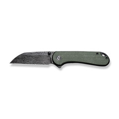 Джобен нож CIVIVI Elementum Micarta Green / Damascus