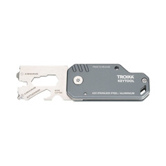 Многофункционален инструмент Troika - KEYTOOL, сив